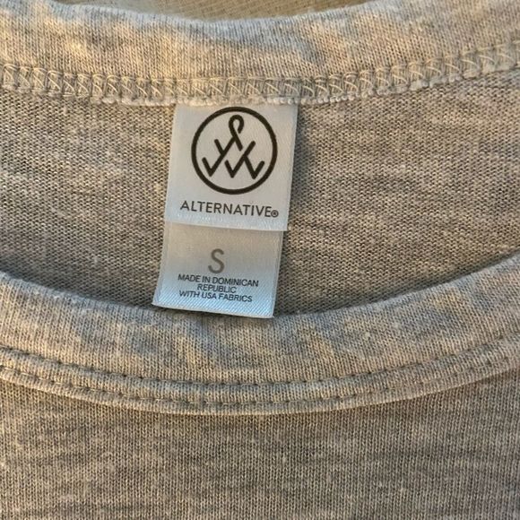Alternative Apparel blank Heather Gray Tshirt NWOT - Picture 2 of 5